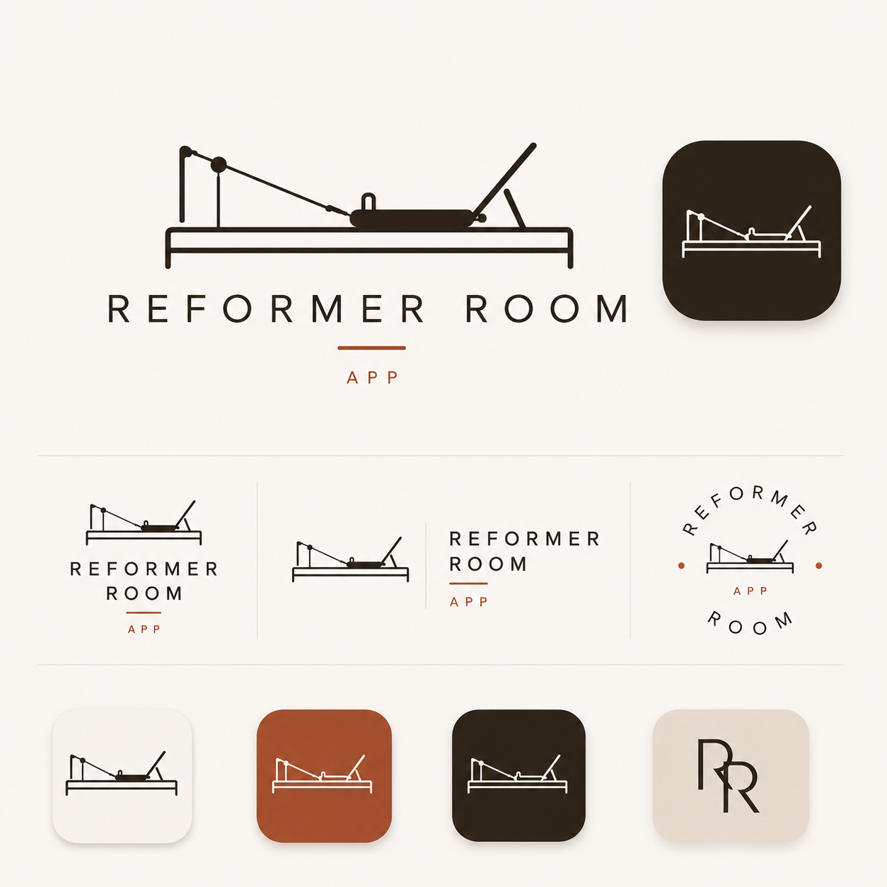 Detailed reformer logo system