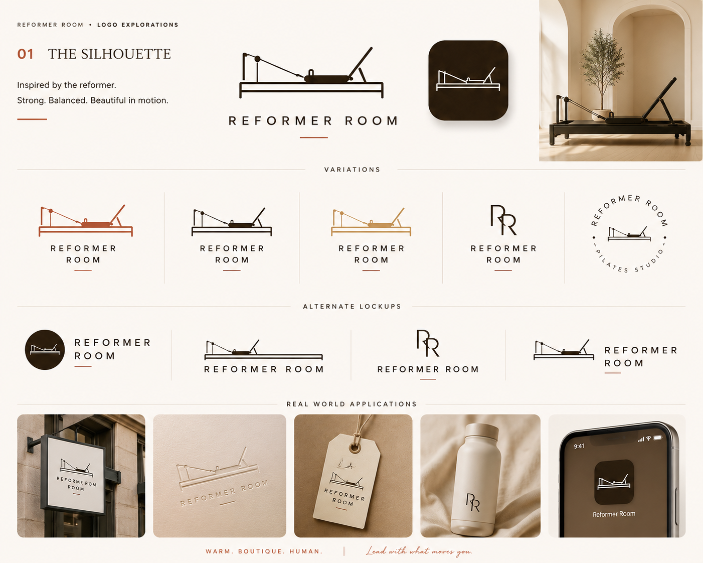 Silhouette logo explorations